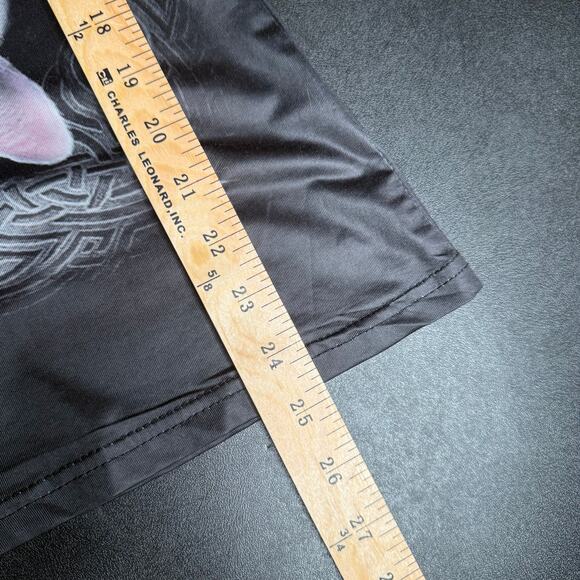 Gothic Y2K Ying Yang Cats Womens Medium Emo Whimsygoth Black Graphic Tank Top - Picture 4 of 10